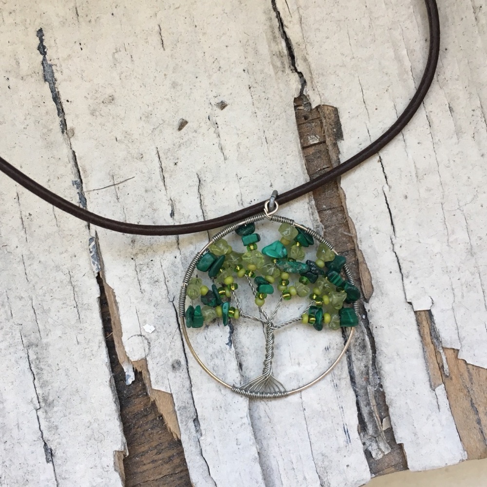 Tree of Life Beaded Necklace